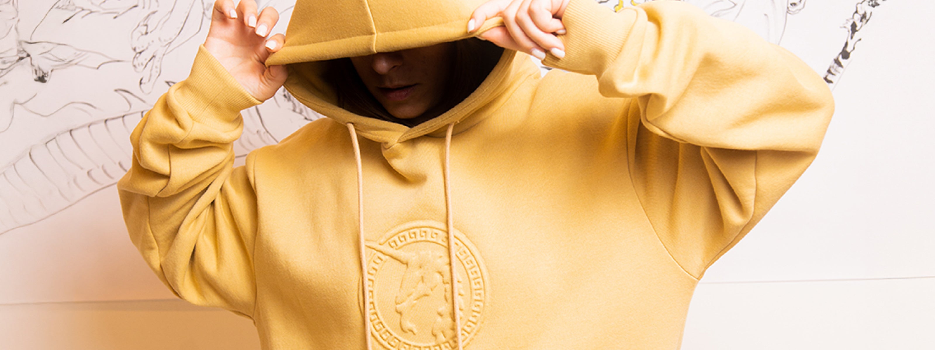 Mustard yellow hoodie for cozy nights