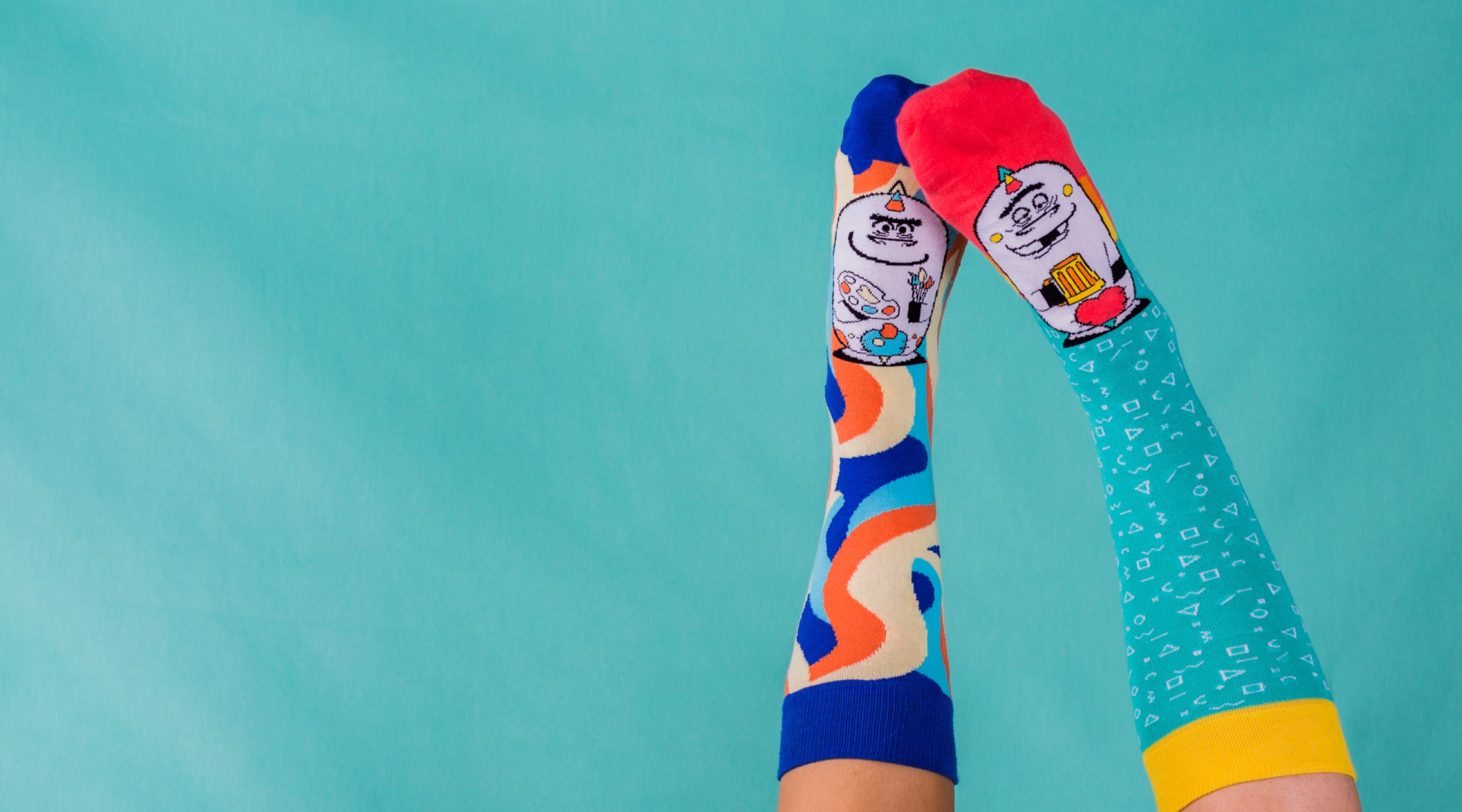 Funny cotton colorful socks