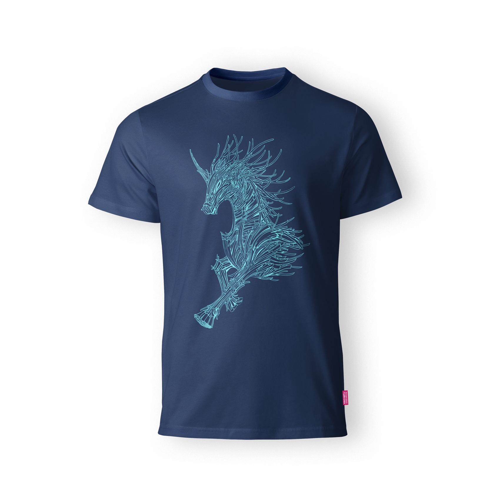 Legend of the Seventh Unicorn navy blue t-shirt