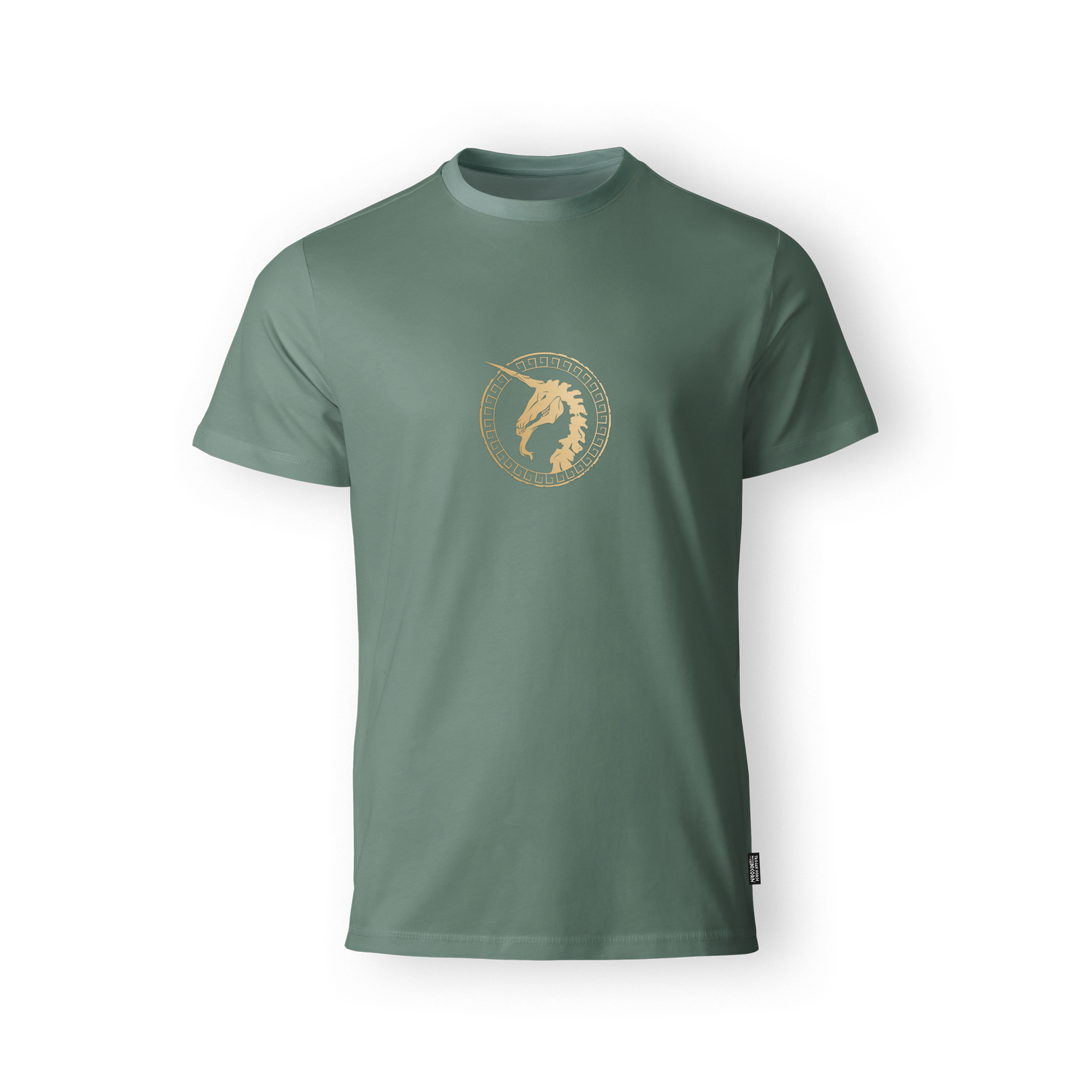 Military Green T-shirt - Unicorn Print